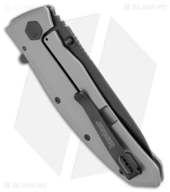 Kershaw Grid Assisted Opening Flipper Knife (3.75" Black) 2200 -SOG Store Kershaw Grid Assisted Opening Flipper Black BHQ 34464 jr side