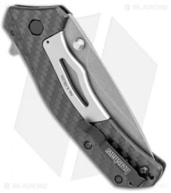 Kershaw Knockout Assisted Opening Knife Carbon Fiber (3.25" SW M390) 1870CFM390 -SOG Store Kershaw Knockout Assisted Opening CF SW 1870CFM390 BHQ 109087 jr side