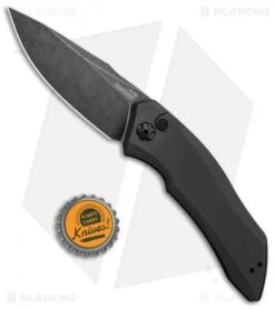 Kershaw Launch 1 Automatic Knife Gray Aluminum (3.4" Blackwash) 7100GRYBW -SOG Store Kershaw Launch 1 Automatic Gray Aluminum BlackWash 7100GRYBW BHQ 91254 jr bottlecap