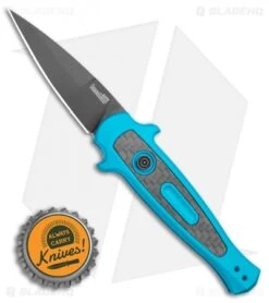 Kershaw Launch 12 Mini Stiletto Automatic Knife Teal (2.5" Black) 7 Kershaw Launch 12 Mini Stiletto Automatic Knife Teal (2.5" Black) -SOG Store Kershaw Launch 12 Mini Stiletto Automatic Knife Teal 2.5 Black KER7125TEALBLK BHQ 116323 LS Bottlecap