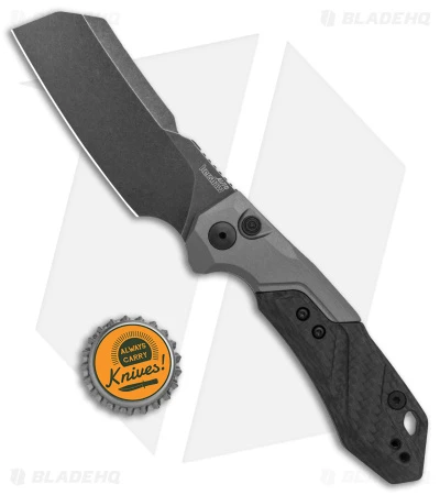Kershaw Launch 14 Automatic Knife Cleaver Gray Al (3.4" Black SW) 7850 4 Kershaw Launch 14 Automatic Knife Cleaver Gray Al (3.4" Black SW) 7850 - Image 4