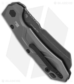 Kershaw Launch 14 Automatic Knife Cleaver Gray Al (3.4" Black SW) 7850 6 Kershaw Launch 14 Automatic Knife Cleaver Gray Al (3.4" Black SW) 7850 -SOG Store Kershaw Launch 14 Auto Cleaver BlackWash 7850 BHQ 139777 jr side