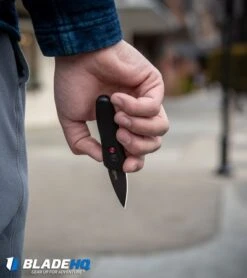 Kershaw Launch 4 CA Legal Automatic Knife Blue (1.9" Black) 7500BLUBLK -SOG Store Kershaw Launch 4 CA Legal Automatic Knife Black 7500BL BHQ 34416 lifestyle web 2