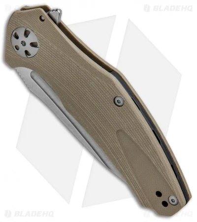 Kershaw Natrix Sub-Frame Lock Knife Tan G-10 (3.25" Stonewash) 7007TAN 2 Kershaw Natrix Sub-Frame Lock Knife Tan G-10 (3.25" Stonewash) 7007TAN - Image 2