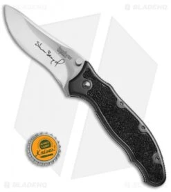 Kershaw Steven Seagal 1680 Flipper Knife Ray Skin (3.5" Polish) XXXX -SOG Store Kershaw Steven Seagal 1680 ray skin polish BHQ 67698 er size