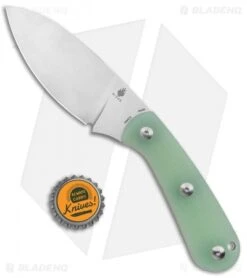 Kizer Azo Baby Fixed Blade Knife Natural G-10 (3.5" Satin) 1044C2 -SOG Store Kizer Azo Baby Fixed Blade Jade G 10 Satin BHQ 121111 jr bottlecap