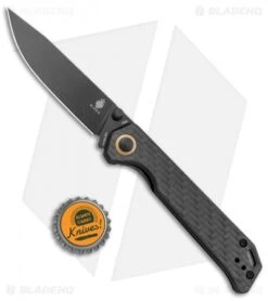 Kizer Azo Vanguard Series Begleiter2 Knife Carbon Fiber (3.5" Black) -SOG Store Kizer Azo Vanguard Series Begleiter2 CF Black BHQ 135597 jr bottlecap