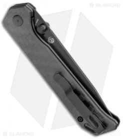 Kizer Azo Vanguard Series Begleiter2 Knife Carbon Fiber (3.5" Black) -SOG Store Kizer Azo Vanguard Series Begleiter2 CF Black BHQ 135597 jr side