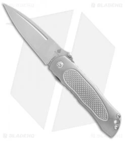 Kizer Jernigan Wakulla Spear Point Frame Lock Knife Ti (3.5" Satin) Ki4497A1