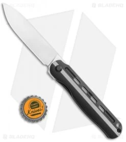 Kizer LÃ¤tt Vind Frame Lock Knife Black Titanium (3.5" Satin) KI4567 -SOG Store Kizer Latt Vind FL Black Ti Satin BHQ 121118 jr bottlecap