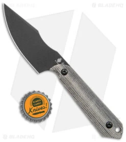 Kizer Maverick Customs Harpoon Mini 10V Fixed Blade Black Micarta (3" Black) -SOG Store Kizer Maverick Customs Harpoon Mini Fixed Blade Black Micarta Black BHQ 156461 jr bottlecap