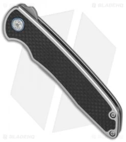 Kizer Nick Swan Matanzas Recurve Frame Lock Knife Ti/CF (3.4" BB) Ki4510A2 -SOG Store Kizer Nick Swan Matanzas Recurve Ti CF SW BHQ 72109 er spine