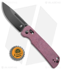 Kizer Pinkerton Escort Bar Lock Knife Purple Richlite (3.5" Black 154CM) -SOG Store Kizer Pinkerton Escort Bar Lock Purple Richlite Black BHQ 175948 jr bottlecap