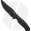 Kizer Pinkerton Littler River Bowie Fixed Blade Knife Black G-10 (4.3" Black)