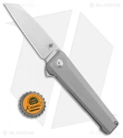 Kizer Quell Frame Lock Knife Titanium (3.125" Stonewash) Ki4530 7 Kizer Quell Frame Lock Knife Titanium (3.125" Stonewash) Ki4530 -SOG Store Kizer Quell FL Ti SW Ki4530 BHQ 102456 jr bottlecap