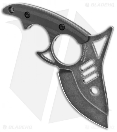 Kizer Shark Tooth Fixed Blade Knife Carbon Fiber (2.6" Black SW) 1043N2 2 Kizer Shark Tooth Fixed Blade Knife Carbon Fiber (2.6" Black SW) 1043N2 - Image 2