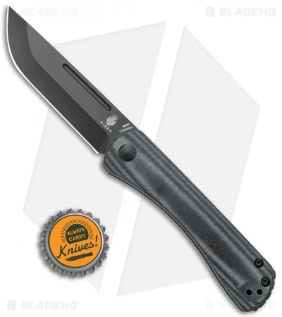 Kizer Vanguard Rolf Helbig Pinch Folder Smooth Black Micarta (3" Satin) V3009N4 4 Kizer Vanguard Rolf Helbig Pinch Folder Smooth Black Micarta (3" Satin) V3009N4 - Image 4