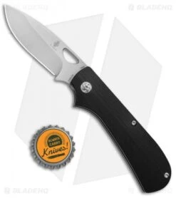 Kizer Vanguard Vagnino Zipslip Slipjoint Knife Black G-10 (2.8" SW) V3507N1 -SOG Store Kizer Vanguard Vagnino Zipslip SJ Black G 10 SW V3507N1 BHQ 80411 jr bottlecap