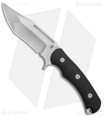 Kizer Willumsen Super Bad Recurve Bowie Fixed Black G-10 (4.75" Satin) Ki1015A1 1 Kizer Willumsen Super Bad Recurve Bowie Fixed Black G-10 (4.75" Satin) Ki1015A1