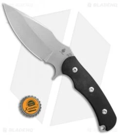 Kizer Willumsen Super Bad Drop Point Fixed Blade Black G-10 (4.75" SW) Ki1017A1 -SOG Store Kizer Willumsen Super Bad dp black G10 sw BHQ 52094 er size