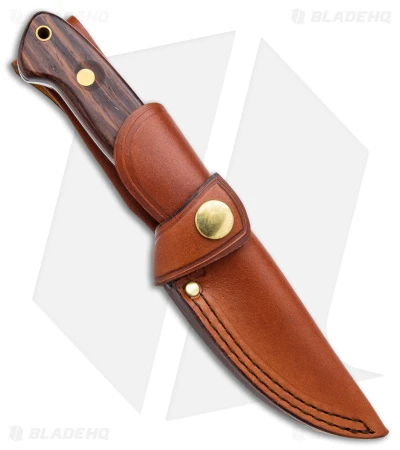 Linder ART.133 Custom Fixed Blade Knife Wood (3.3" Polished) 3 Linder ART.133 Custom Fixed Blade Knife Wood (3.3" Polished) - Image 3