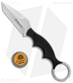 Maserin 921 Neck Line Karambit Fixed Blade Knife Black G-10 (2.75" Stonewash) -SOG Store Maserin Karambit N690 Black G 10 SW 921 STW BHQ 83531 jr bottlecap