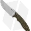 Maserin L.E.O. Fixed Blade Knife Green G-10 (4.25" Stonewash)