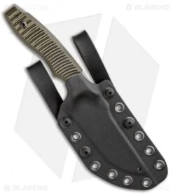 Maserin L.E.O. Fixed Blade Knife Green G-10 (4.25" Stonewash) -SOG Store Maserin LEO Green G 10 919 G10NV BHQ 82647 jr sheath