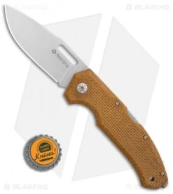 Maserin Nimrod Lockback Knife Desert Canvas Micarta (3.5" Stonewash) 480MD -SOG Store Maserin Nimrod Desert Canvas Micarta BHQ 85043 er bottlecap