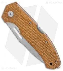 Maserin Nimrod Lockback Knife Desert Canvas Micarta (3.5" Stonewash) 480MD -SOG Store Maserin Nimrod Desert Canvas Micarta BHQ 85043 er spine