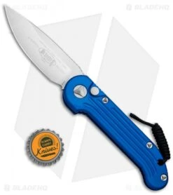 Microtech LUDT Automatic Knife Blue (3.4" Satin) 135-4BL 7 Microtech LUDT Automatic Knife Blue (3.4" Satin) 135-4BL -SOG Store Microtech LUDT Auto Blue Satin 135 4BL BHQ 72399 jr bottlecap