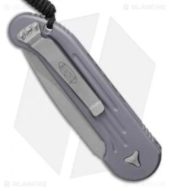Microtech LUDT Automatic Knife Gray Aluminum (3.4" Stonewash) 135-10GY 6 Microtech LUDT Automatic Knife Gray Aluminum (3.4" Stonewash) 135-10GY -SOG Store Microtech LUDT Automatic Knife Gray 3.4 Apocalyptic135 10APGY BHQ 48921 LS Side 1
