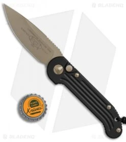 Microtech LUDT Automatic Knife Black (3.4" Bronze) 135-13 -SOG Store Microtech LUDT black bronze bronze BHQ 77283 jr bottlecap