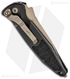 Microtech Signature Series Elite S/E Automatic Knife (4" Bronze) 160A-13SS -SOG Store Microtech Socom Elite Signature SE Auto Bronze 160A 13SS BHQ 92279 jr side