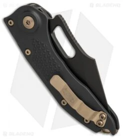 Microtech Stitch Automatic Knife Black (3.75" Black DLC) -SOG Store Microtech Stitch black apocalyptic DLC BHQ 71364 er side