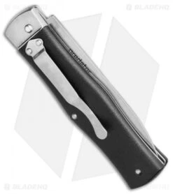 Mikov 241 Predator Lever Lock Bayo Automatic Knife Black Pocket Clip (3.75" SW) 6 Mikov 241 Predator Lever Lock Bayo Automatic Knife Black Pocket Clip (3.75" SW) -SOG Store Mikov 241 Predator Lever Lock Bayo Automatic Knife Black Clip 3.75 Polish BHQ 114733 LS Side