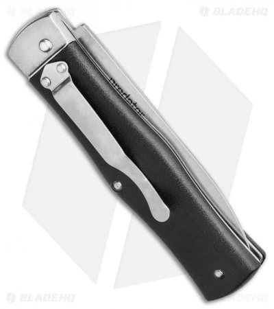 Mikov 241 Predator Lever Lock Bayo Automatic Knife Black Pocket Clip (3.75" SW) 3 Mikov 241 Predator Lever Lock Bayo Automatic Knife Black Pocket Clip (3.75" SW) - Image 3