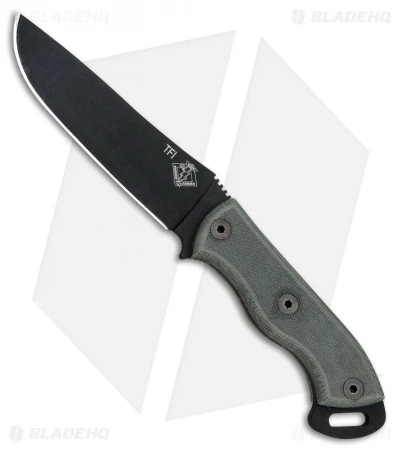 Ontario Knives Ranger TFI Knife Fixed Blade Micarta (5.25" Black) 8678 OKC 1 Ontario Knives Ranger TFI Knife Fixed Blade Micarta (5.25" Black) 8678 OKC
