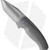 PMP Knives Berserker Frame Lock Knife Gray/Blue Titanium (3.5" Stonewash)