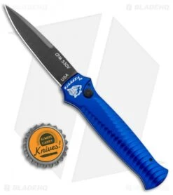 Piranha Mini-Guard Blue Tactical Automatic Knife (2.9" Black Plain) -SOG Store Piranha Mini Guard Blue Tactical Auto Black BHQ 0700 jr bottlecap