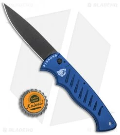 Piranha P-1 Pocket Automatic Knife Blue Tactical (3.2" Black) -SOG Store Piranha P 1 Pocket Auto Blue Tactical Black BHQ 1103 jr bottlecap