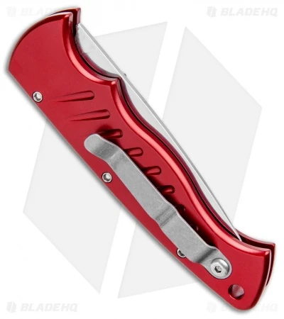 Piranha Red P-1 Pocket Automatic Knife (3.2" Mirror Serr) 3 Piranha Red P-1 Pocket Automatic Knife (3.2" Mirror Serr) - Image 3