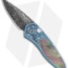 Pro-Tech Sprint Ultimate Custom Automatic Knife Blue/Pearl (1.95" Damascus)