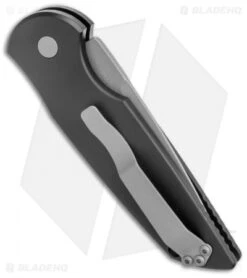 Pro-Tech Tactical Response TR-3 Knife Black W/Grooves (3.5" BB S45VN) Exclusive -SOG Store Pro Tech Tactical Response TR 3 Black Grooves BB BHQ 136311 jr side