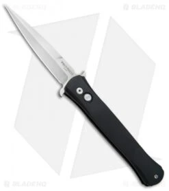 Pro-Tech Don Automatic Knife Solid Smooth Aluminum (3.5" Satin) 1721-Satin