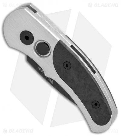 Pro-Tech Runt J4 Automatic Knife Silver/Marble Carbon Fiber (1.94" Black) 4400-M 2 Pro-Tech Runt J4 Automatic Knife Silver/Marble Carbon Fiber (1.94" Black) 4400-M - Image 2