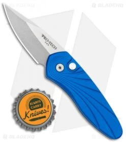 Pro-Tech Sprint Blue Automatic Knife 3D Wave (1.95" Stonewash) 2936-BLUE 7 Pro-Tech Sprint Blue Automatic Knife 3D Wave (1.95" Stonewash) 2936-BLUE -SOG Store Protech Sprint Blue Auto 3D Wave SW 2936 BLUE BHQ 118552 jr bottlecap