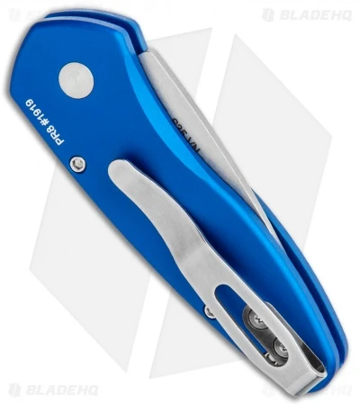 Pro-Tech Sprint Blue Automatic Knife 3D Wave (1.95" Stonewash) 2936-BLUE 3 Pro-Tech Sprint Blue Automatic Knife 3D Wave (1.95" Stonewash) 2936-BLUE - Image 3
