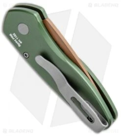 Pro-Tech Sprint Desert Warrior Automatic Knife OD Green (1.95" Copper) -SOG Store Protech Sprint Desert Warrior Auto OD Green Copper 2907 DW BHQ 96339 jr side