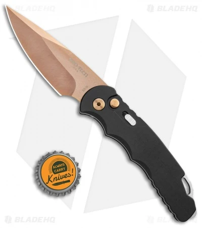 Pro-Tech TR-5 Tactical Response Automatic Knife Black (3.25" Rose Gold) T503-RG 4 Pro-Tech TR-5 Tactical Response Automatic Knife Black (3.25" Rose Gold) T503-RG - Image 4